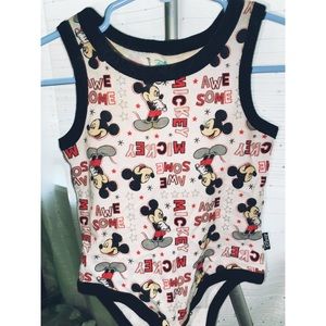 2 Mickey Mouse Baby Onesies